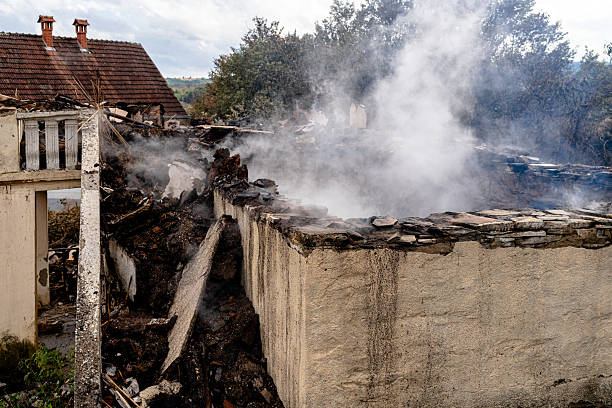 Professional Fire Damage Removal technician working in Hudson, WI